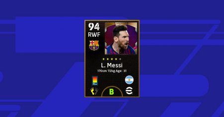 Lionel Messi eFootball 2022 Stats