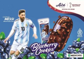 New Aice Blueberry Cookies and Aice Milk Tea Boba featuring Lionel Messi - Mini Me Insights