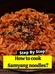 How to cook Samyang noodles? (Step By Step)
