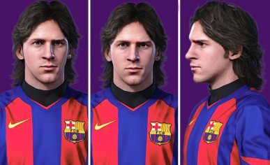 PES 2021 Faces Lionel Messi (Young) by Alireza ~ PESNewupdate.com | Free Download Latest Pro Evolution Soccer Patch & Updates