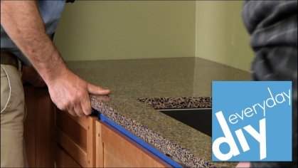 How to Install a Kitchen Countertop -- Buildipedia DIY - YouTube