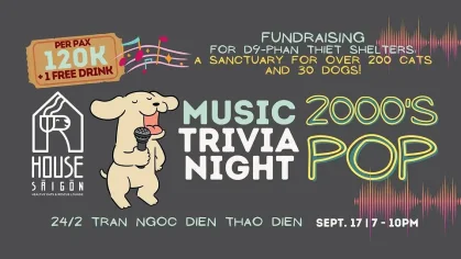 2000's POP Music Trivia Night: Fundraising @ R House  - Saigoneer