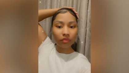 Nicki Minaj's no makeup, natural hair selfie leaves fans asking for more - Good Morning America