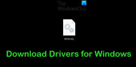 Where to download drivers for Windows 11/10