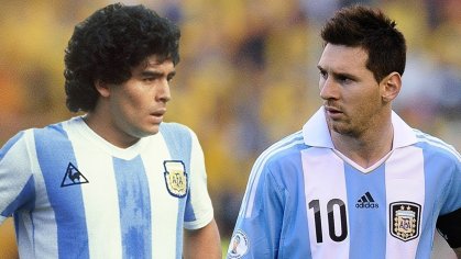 Lionel Messi vs Diego Maradona - YouTube