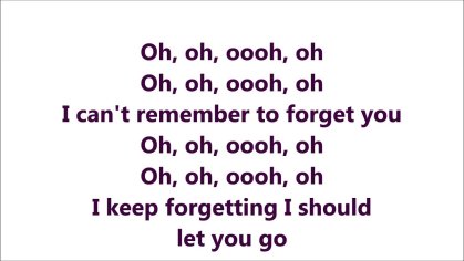 Rihanna ft Shakira - Can't Remember To Forget you (Official lyrics) HD - YouTube