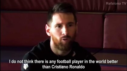 Lionel Messi â¢ Exclusive Interview on Cristiano Ronaldo â¢ 2018 - YouTube