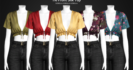 
Tie Front Silk Top
        | 
        Gorilla X3
