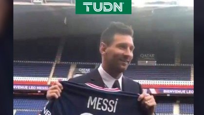 Lionel Messi ya luce los colores del PSG con uniforme, número, traje y cubrebocas | Deportes Ligue 1 | TUDN Univision