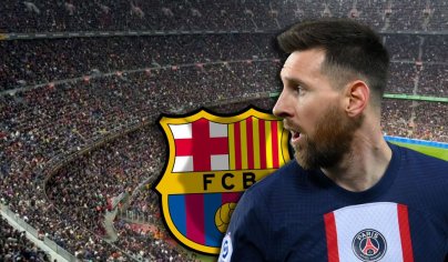 Messi-Sprechchöre im Camp Nou: 