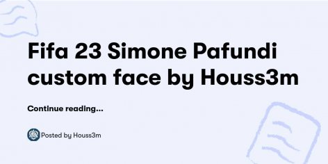 Fifa 23 Simone Pafundi custom face by Houss3m â Houss3m