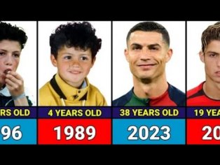 Cristiano Ronaldo -Transformation form 1 to 38 years old - YouTube