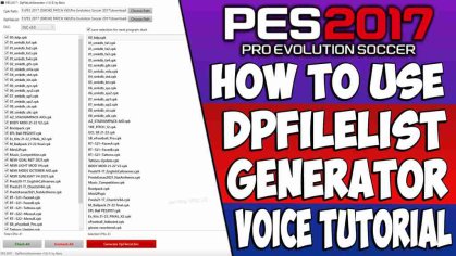 PES 2017 DPFILELIST GENERATOR V1.8 - PES 2017 Gaming WitH TR