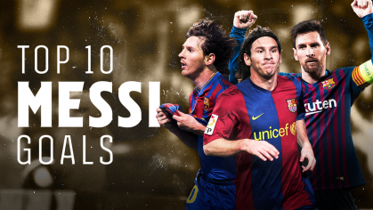 Leo Messi's TOP 10 goals of all time