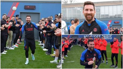 Watch PSG Players Give Messi a Guard of Honour After World Cup Glory<!-- --> - SportsBrief.com