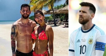 Lionel Messi poses with wife and kids on holiday as he puts Argentina misery behind him - Daily Star