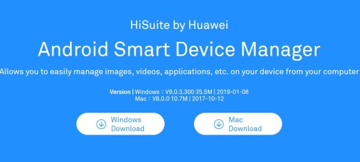 Download Huawei HiSuite APK/PC Suite for Windows and Mac
