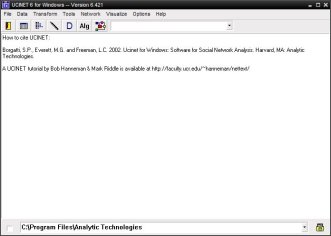 Ucinet for Windows (free version) download for PC