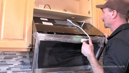 How To Install A Microwave [Over-The-Range Style] - YouTube