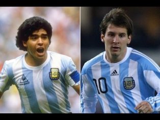 Lionel Messi vs Diego Maradona â Similar Goals Compilation â - YouTube