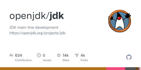 GitHub - openjdk/jdk: JDK main-line development https://openjdk.org/projects/jdk