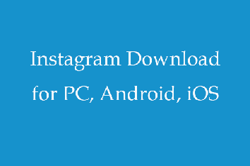download instagram for pc