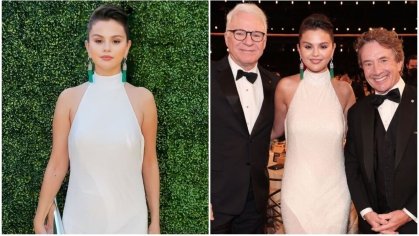 Selena Gomez trends on Twitter after Emmy Awards appearance, fans love her all-white goddess look: See pics, videos | Fashion Trends - Hindustan Times