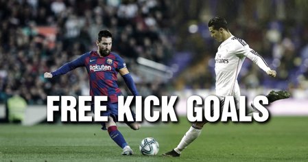 Free kicks - Lionel Messi vs Cristiano Ronaldo