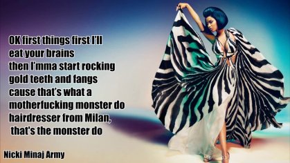 Nicki Minaj - Monster (Lyrics) - YouTube
