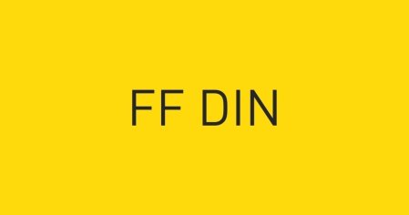 FF DIN Font | FontShop