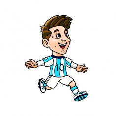 How to Draw Messi - Step by Step Easy Drawing Guides - Drawing Howtos