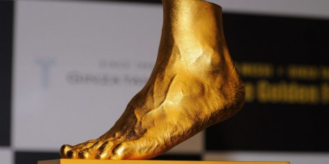 Lionel Messi Auctioned a $5 Million Gold Cast of His Foot for Charity