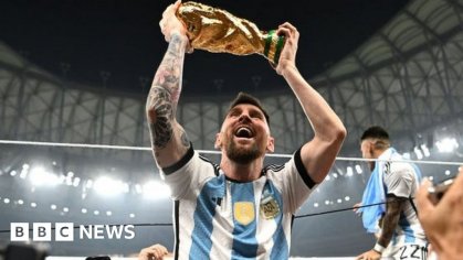 Lionel Messi World Cup Instagram post is most-liked ever - BBC News
