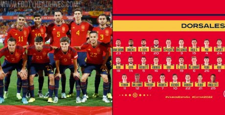 Pedri 26, Gavi 9?!? Spain 2022 World Cup Shirt Numbers Announced - Footy Headlines