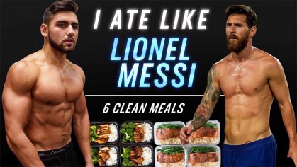 I Ate Like Lionel Messi For A Day - YouTube