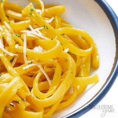 Keto Egg Noodles Recipe (Al Dente With 3 Ingredients!) | Wholesome Yum