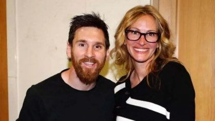 El dÃ­a que Julia Roberts le pidiÃ³ una foto a Lionel Messi | TN