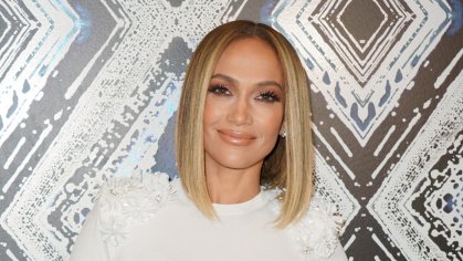 Jennifer Lopez Wore a Lime Green Button-Up Dress With a Stomach Cutout