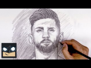 How To Draw Lionel Messi | Sketch Tutorial - Videos For Kids
