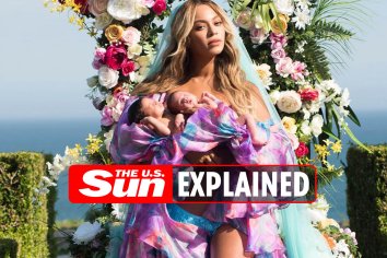 How old is Beyonce's daughter Blue Ivy, when were the twins born and why did she choose baby names Sir Carter and Rumi? | The Sun