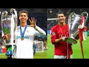 Cristiano Ronaldo 5 Champions League Final Performances - YouTube