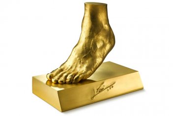 Lionel Messi’s Golden Foot - Arts & Collections