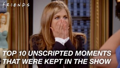 Top 10 Unscripted Friends Moments That Were Kept in the Show! - YouTube