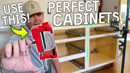 How To Install PERFECT KITCHEN CABINETS (DIY GUIDE) - YouTube