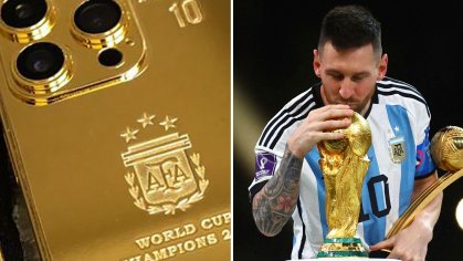Lionel Messi splashes out £175,000 on 35 gold iPhones for his World Cup-winning team and staff | The Sun