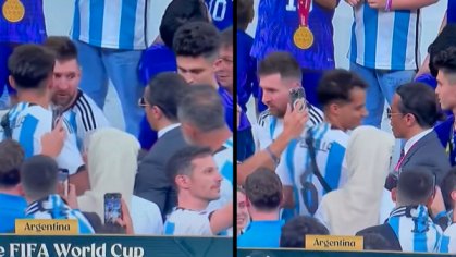 World Cup 2022: Salt Bae gets ignored by Messi after trying to congratulate him during World Cup final celebrations | Marca