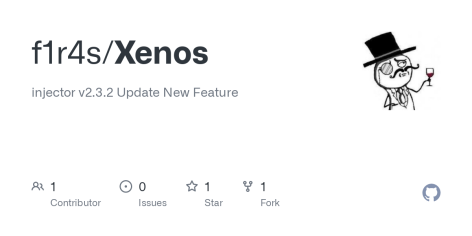 GitHub - f1r4s/Xenos: injector v2.3.2 Update New Feature