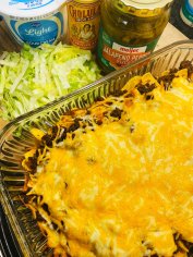 Fritos Walking Taco Casserole - Cooks Well With Others