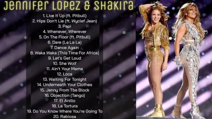 Shakira & Jennifer Lopez Collection | Non-Stop Playlist - YouTube