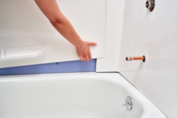 How to Install Adhesive Tub or Shower Surround Panels